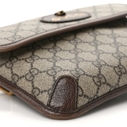 Gucci GG Supreme Monogram Neo Vintage Web Belt Bag Brown 8 of 10