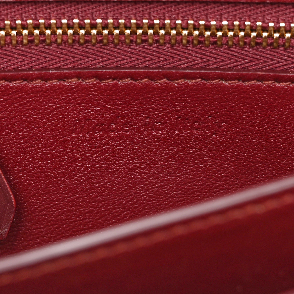 Celine Box Calfskin Small Classic Box Flap Bag Burgundy 7 of 14