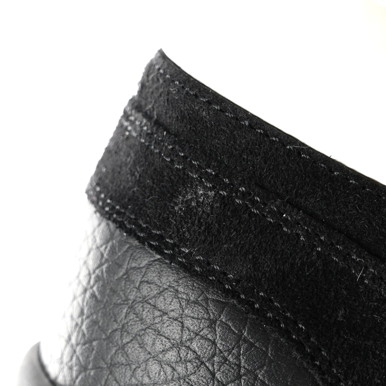 Chanel Mesh Suede Grained Calfskin Womens CC Sneakers 38 Black White 10 of 11