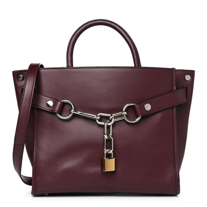 Alexander Wang Smooth Calfskin Attica Chain Satchel Oxblood 1 of 9