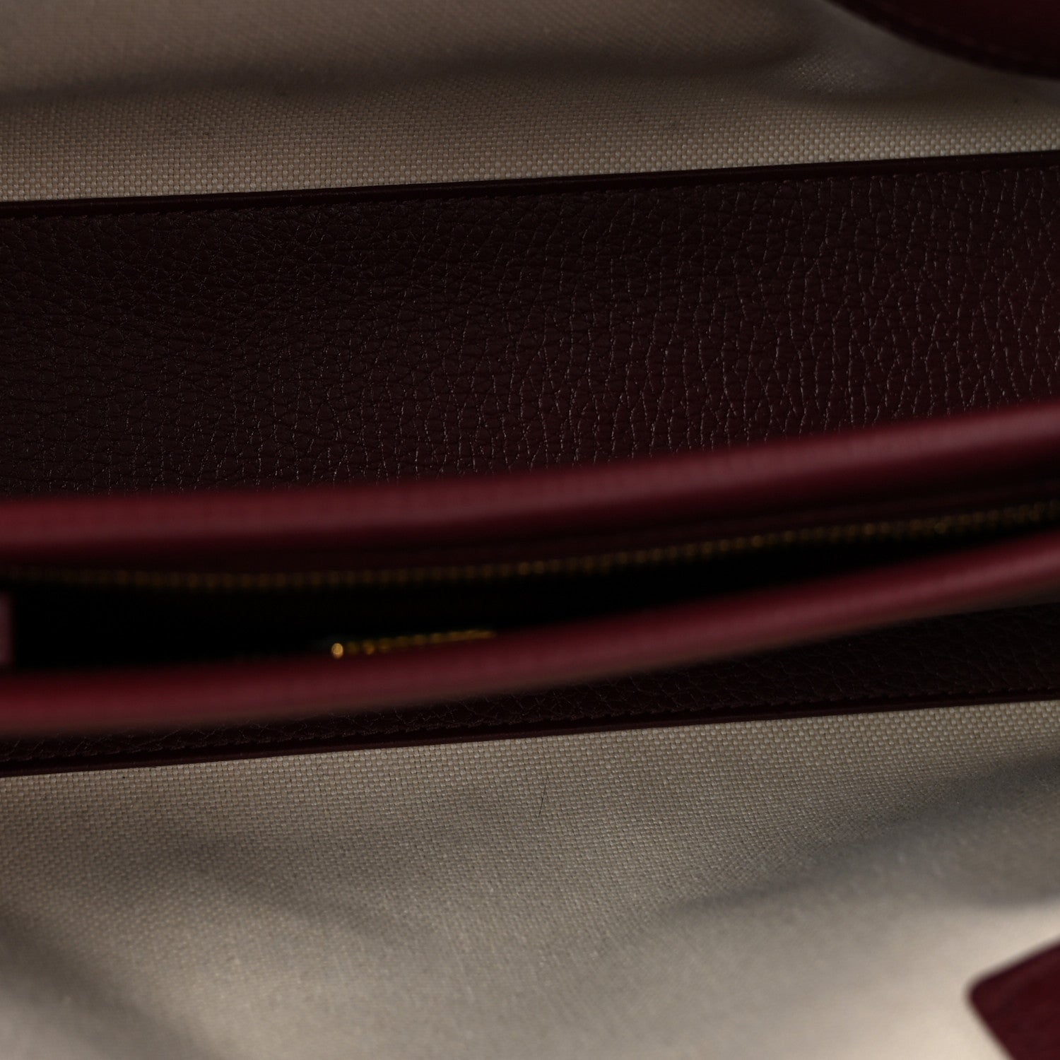 Chanel Grained Calfskin Stitched Urban Essentials Small Shopping Bag Burgundy 4 of 9