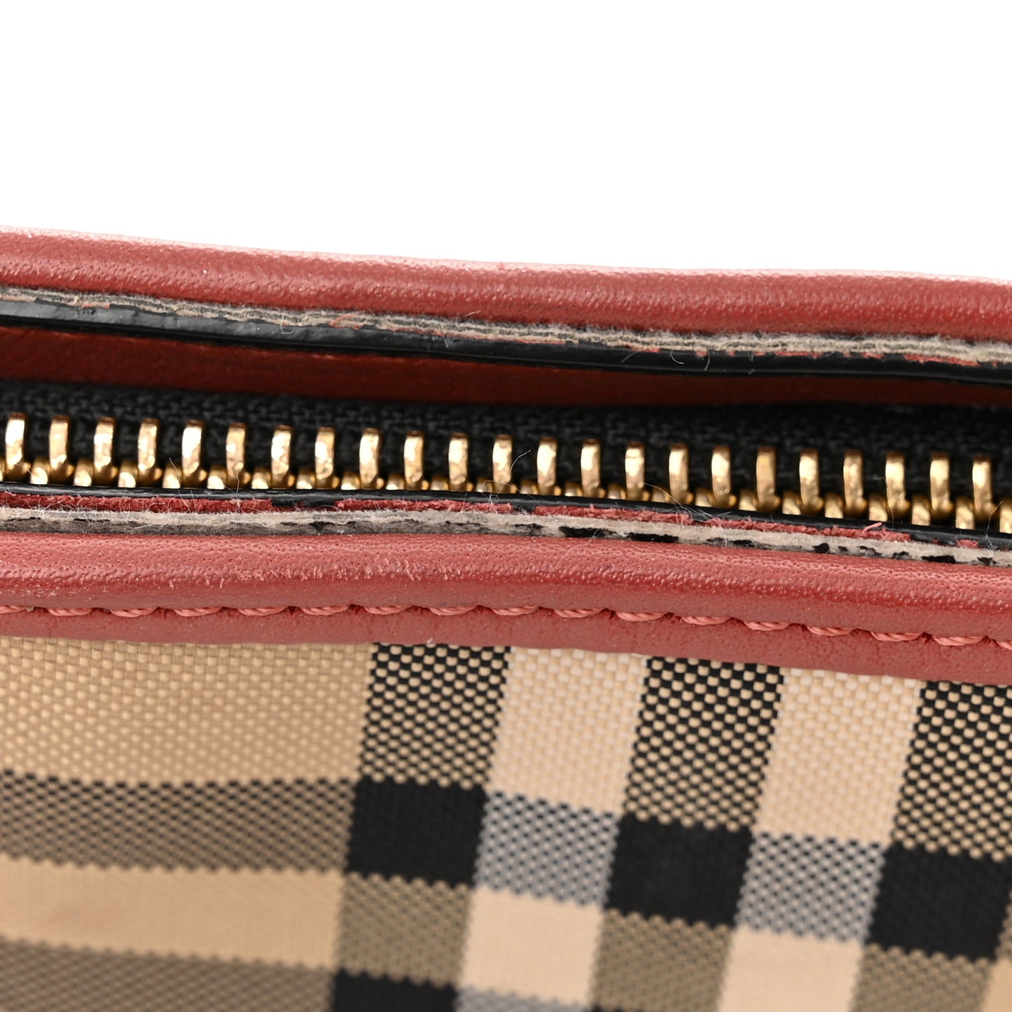 Horseferry Check Small Chichester Crossbody Clutch Bag Parade Red