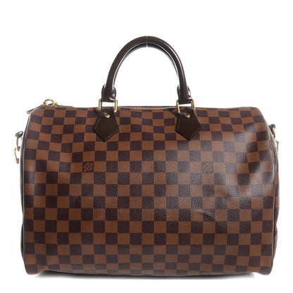 Louis Vuitton Damier Ebene Speedy Bandouliere 35 1 of 8