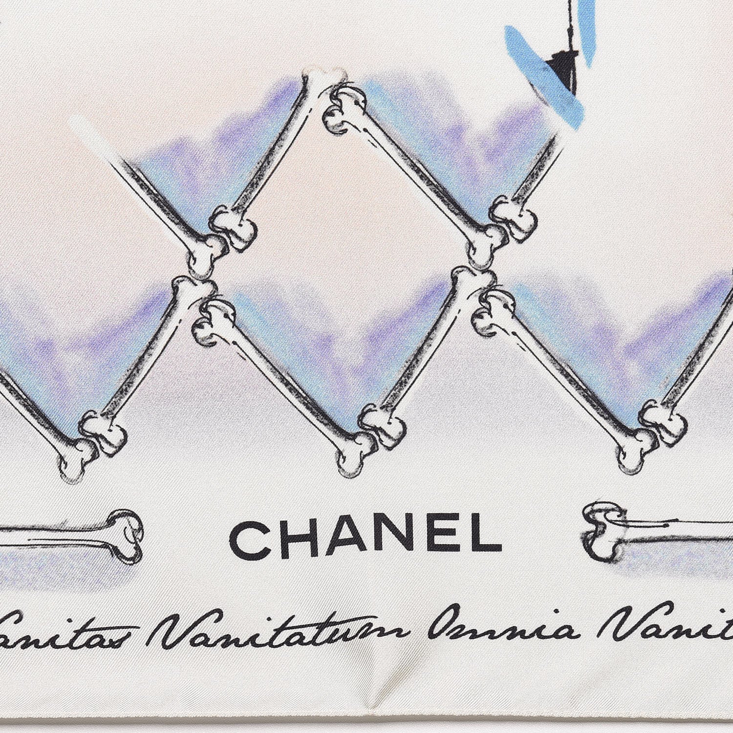 Chanel Silk Les Vanites Scarf Multicolor 3 of 5