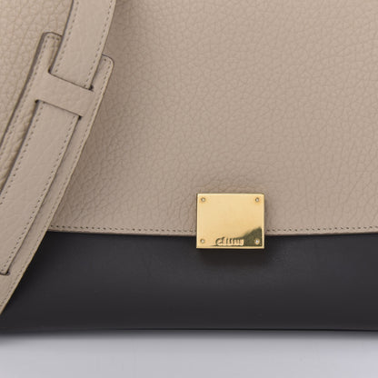 Celine Bullhide Calfskin Small Tri-Color Trapeze Almond 10 of 10