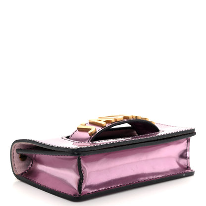 Christian Dior Metallic Calfskin J'Adior Mini Chain Flap Bag Pink 4 of 10