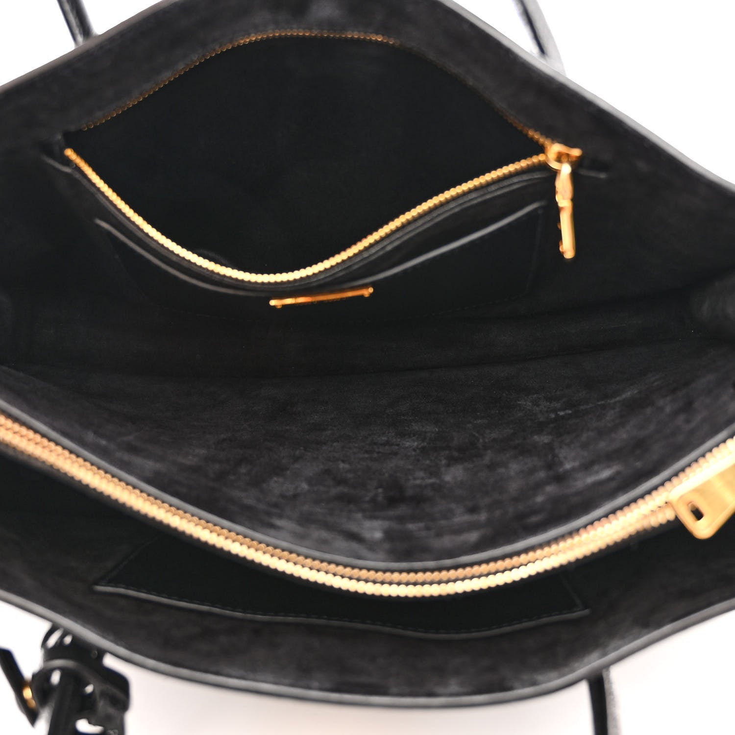 Miu Miu Goatskin Madras Tote Black 5 of 18
