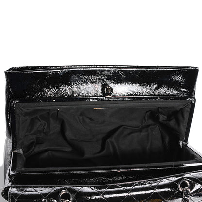 Chanel Patent Quilted Ritz Flap Bag Black 6 of 8