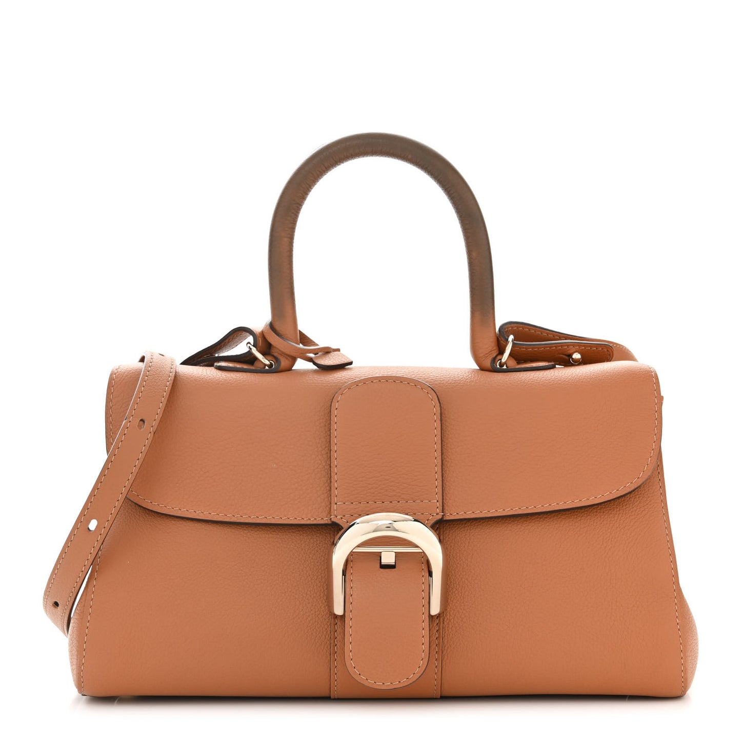 Calfskin Mini Brillant East West Satchel Natural