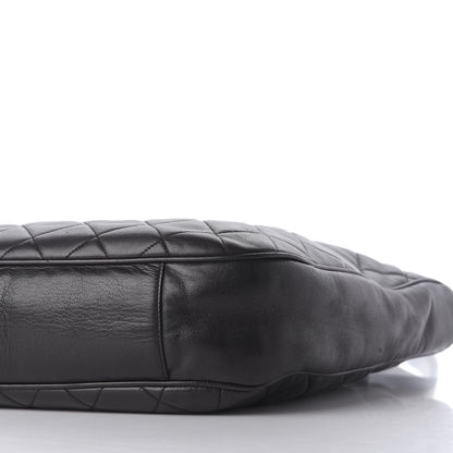 Chanel Lambskin Quilted CC Shoulder Bag Black 7 of 10