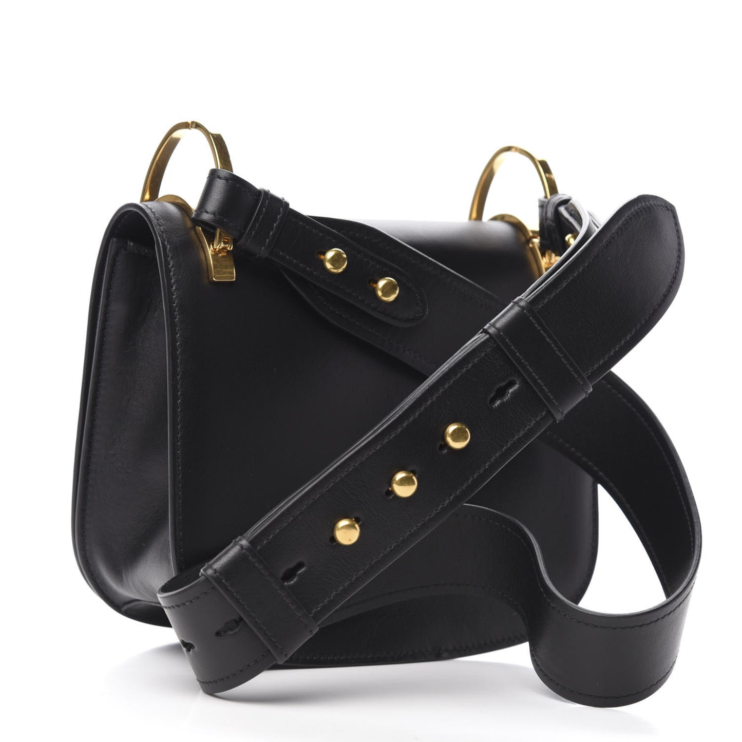 City Calf Pionniere Saddle Bag Black