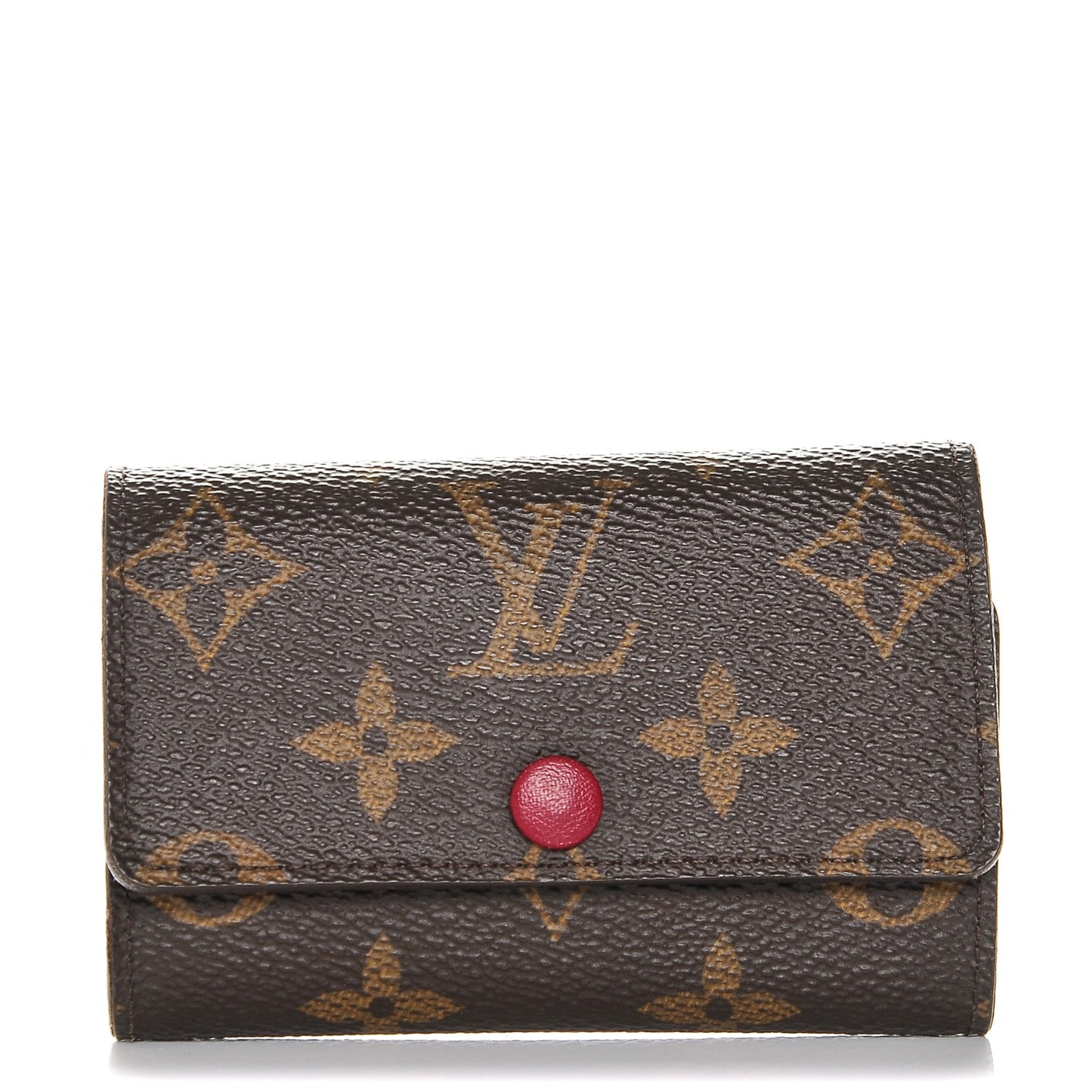 Monogram 6 Key Multicles Holder Fuchsia