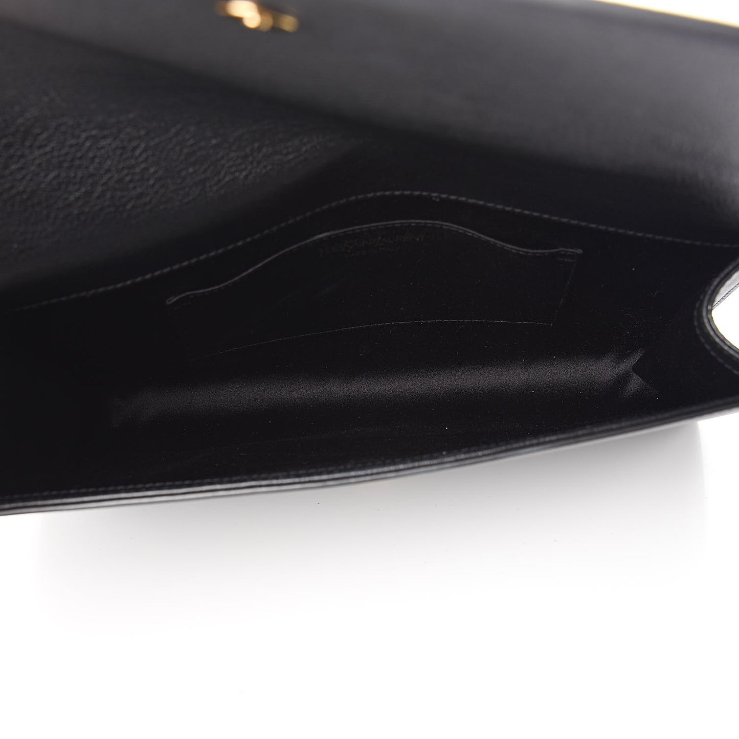 Calfskin Monogram Large Belle De Jour Clutch Black