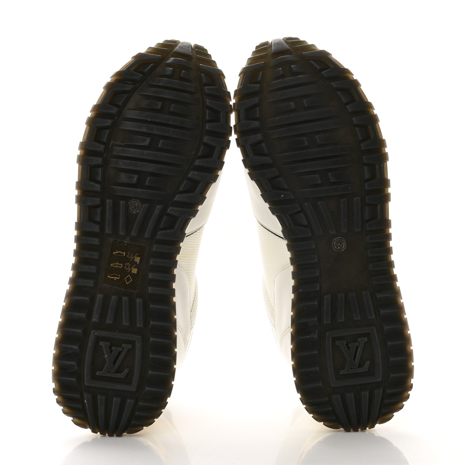 Louis Vuitton Calfskin Monogram Run Away Sneakers 35.5 White 5 of 8