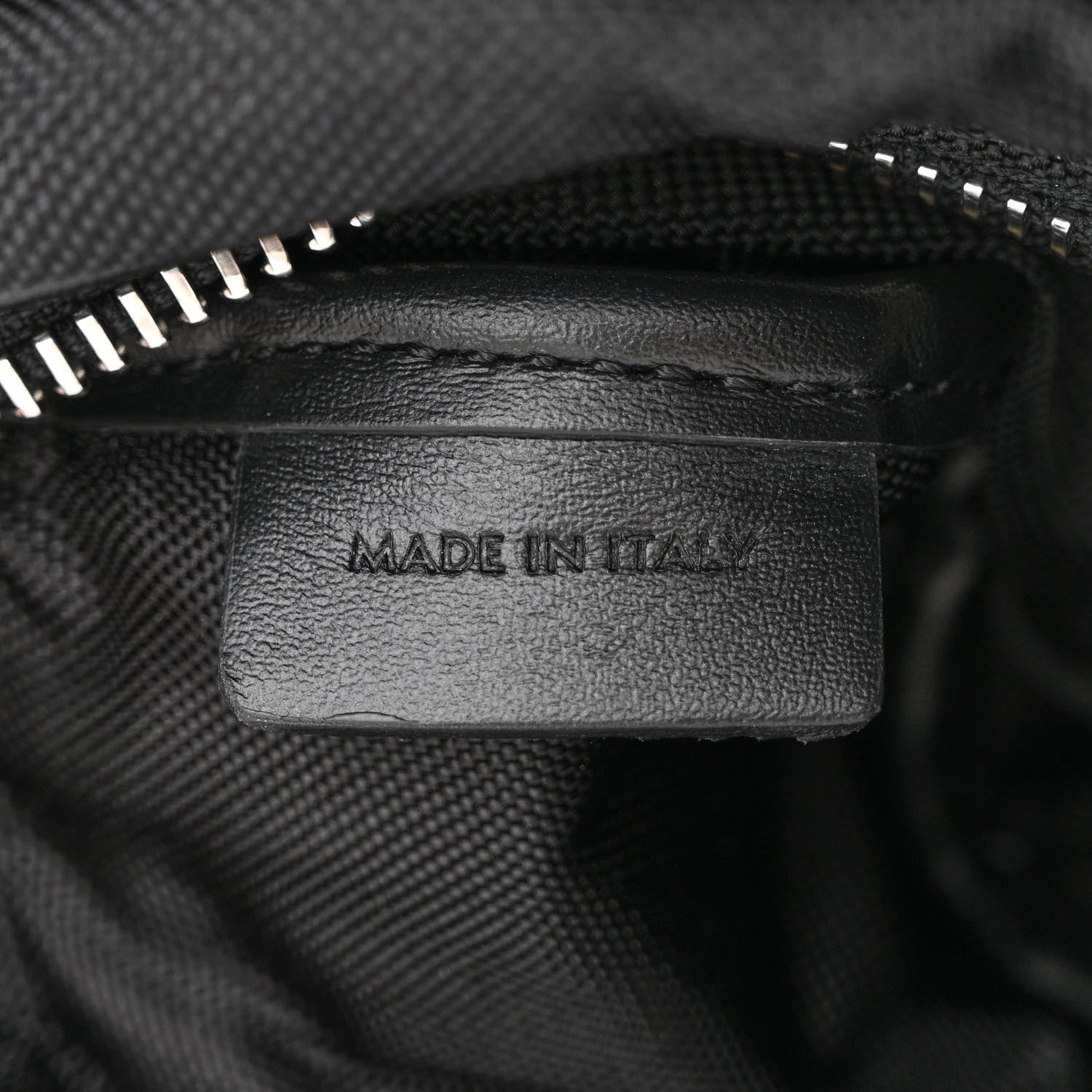 Celine Cotton Gabardine Logo Print Trekking Belt Bag Black 6 of 11