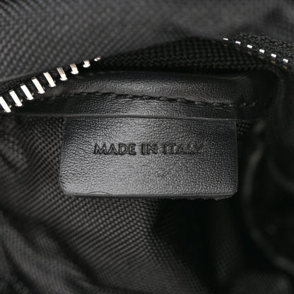 Celine Cotton Gabardine Logo Print Trekking Belt Bag Black 6 of 11
