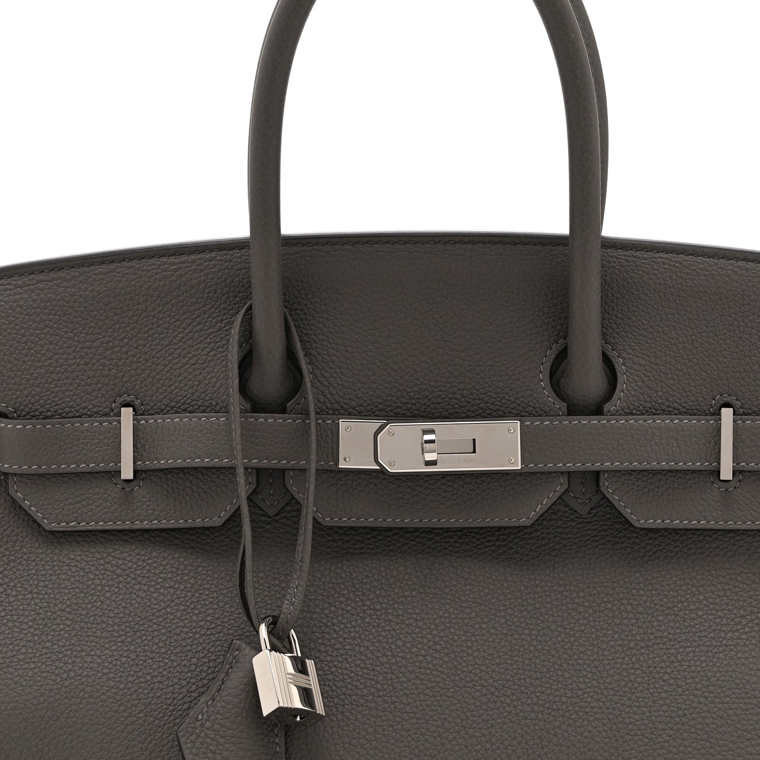 Hermes Togo Birkin 35 Etain 8 of 10