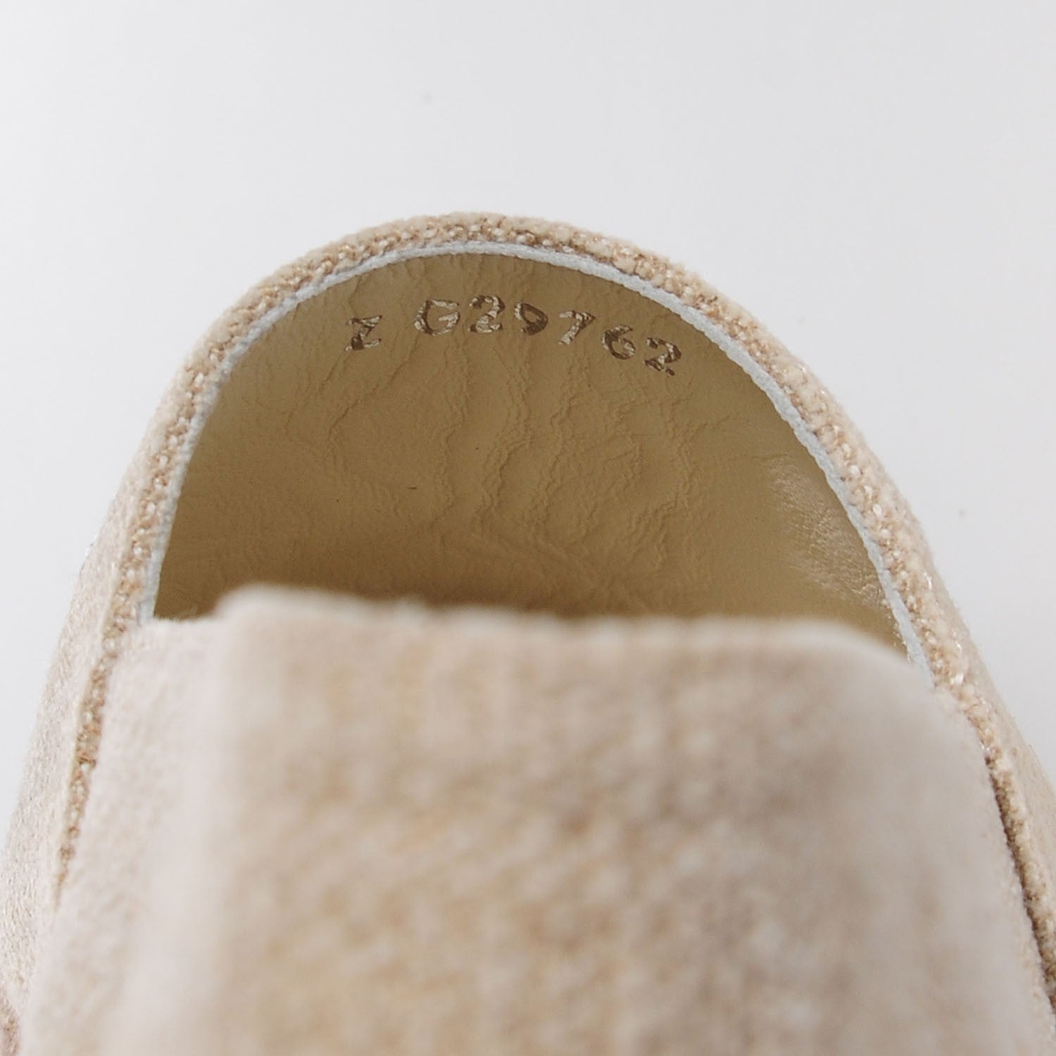 Chanel Toile Sequin CC Espadrilles Beige 39 Black Beige 7 of 7