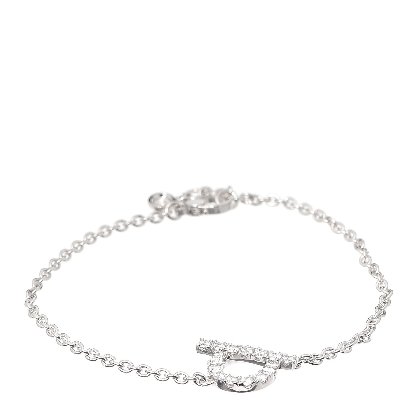 18K White Gold Diamond Finesse Bracelet ST