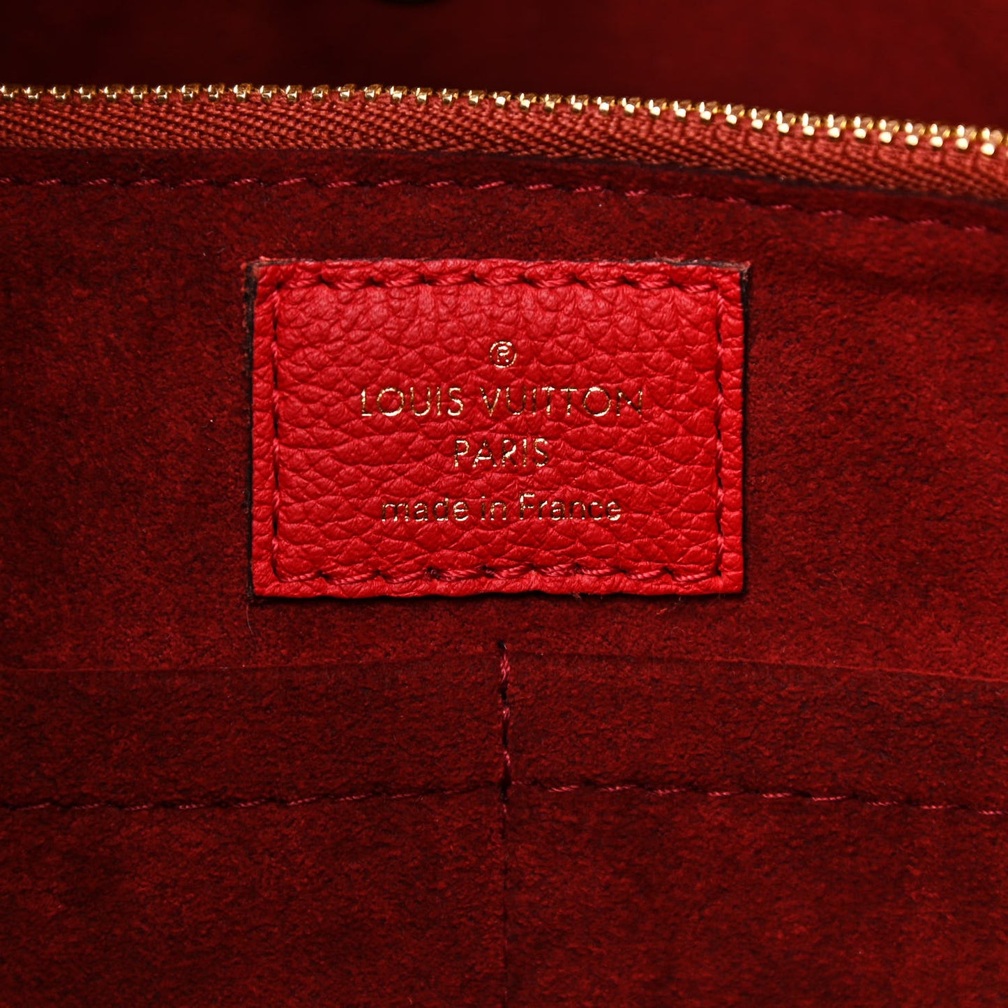 Calfskin Monogram Kimono Tote Cherry