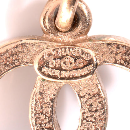 Chanel Enamel CC Bow Necklace Black 5 of 5