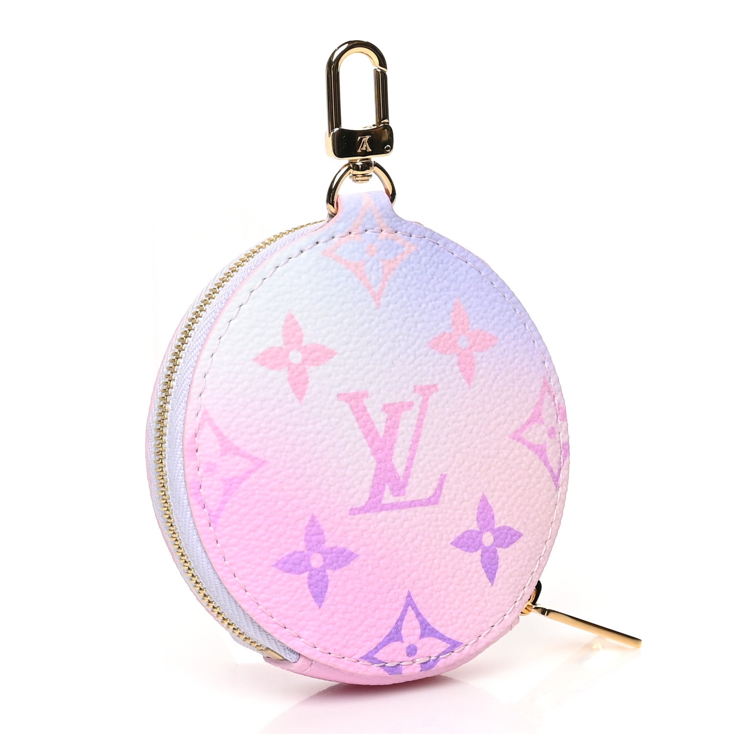 Louis Vuitton Monogram Spring In The City Papillon BB Round Coin Purse Sunrise Pastel 3 of 6