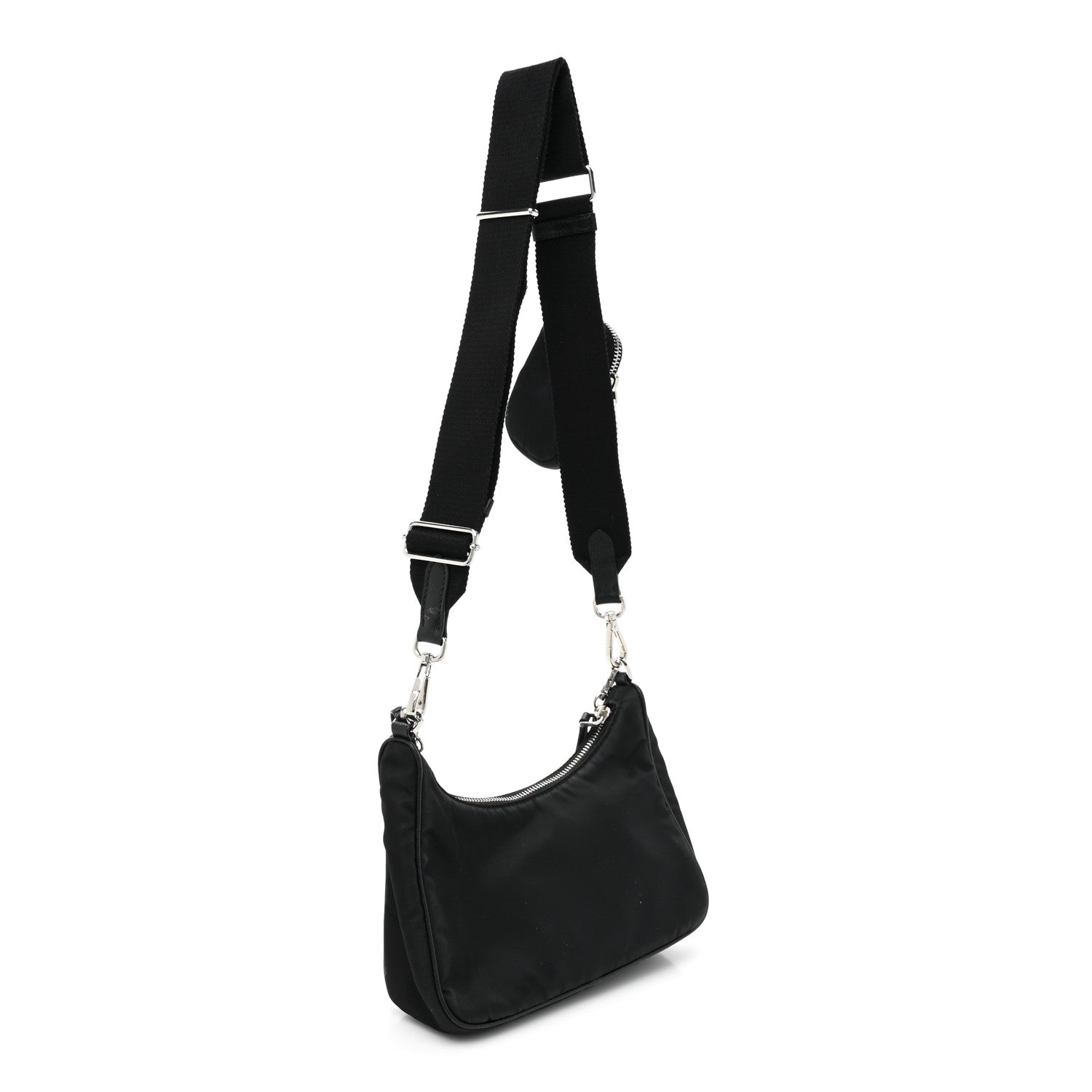Prada Nylon Re-Edition 2005 Shoulder Bag Black 3 of 15
