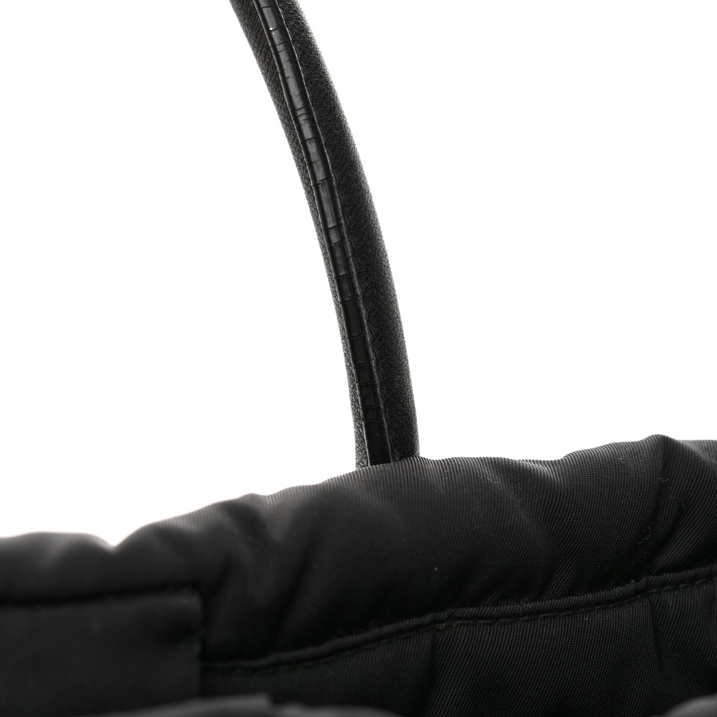 Tessuto Nylon Bomber Tote Black