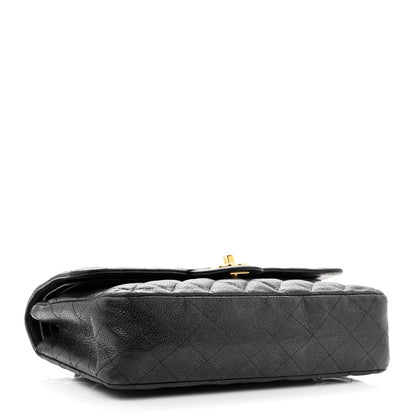 Chanel Caviar Quilted Medium Double Flap Black 4 of 16