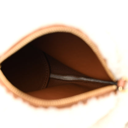 Loewe Shearling Mini Bunny Crossbody Bag Natural 5 of 9
