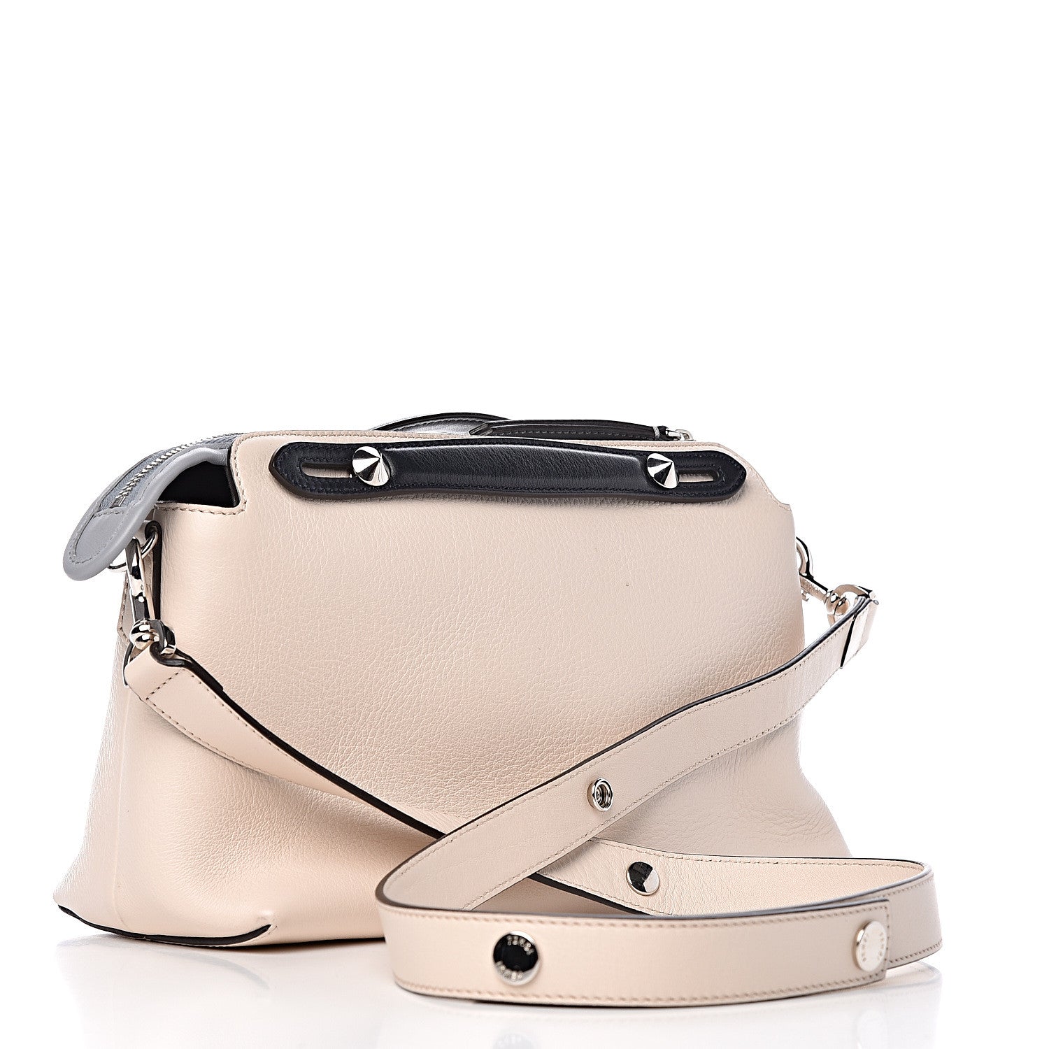 Fendi Vitello Dolce 4 Color Medium By The Way Boston Bag Camelia Peonia Multicolor 4 of 12
