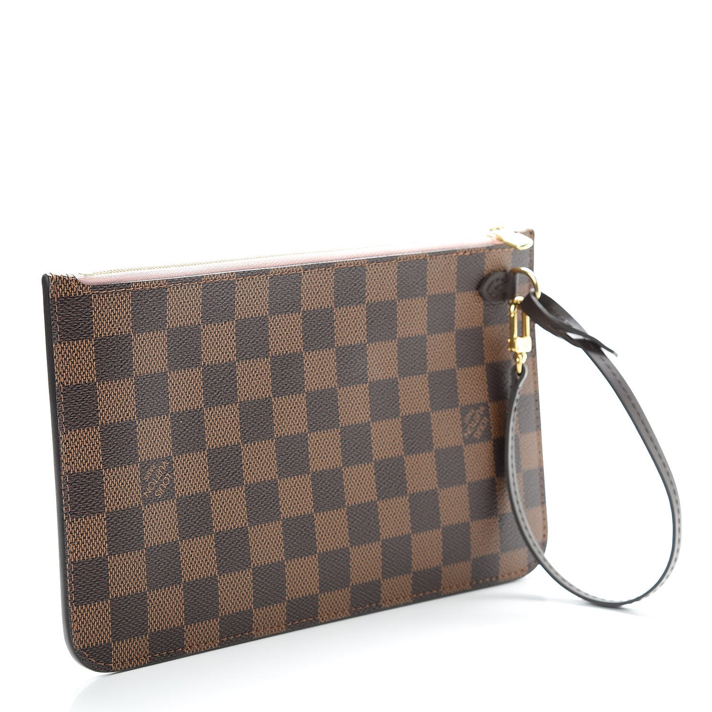 Damier Ebene Neverfull MM GM Pochette Rose Ballerine