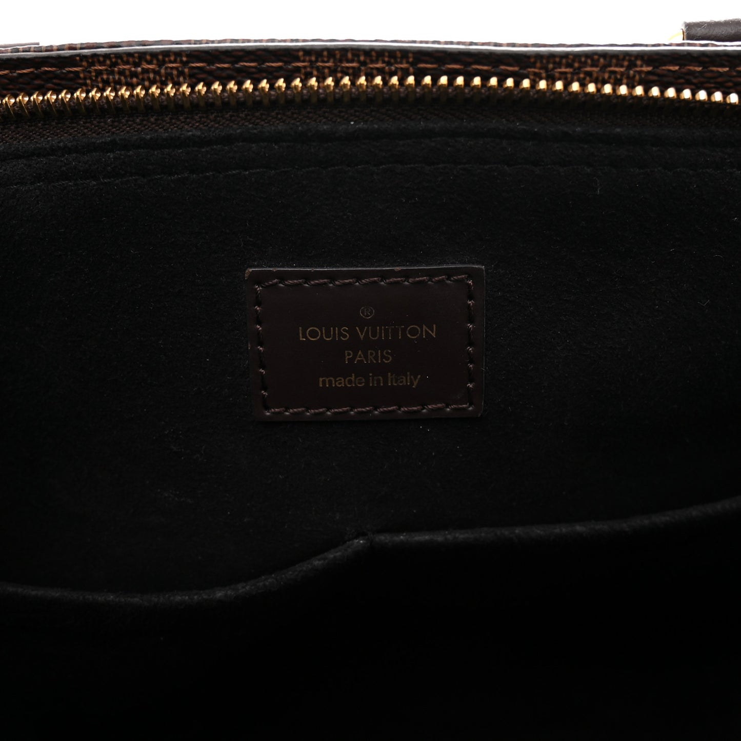 Cuir Taurillon Damier Ebene Normandy Black