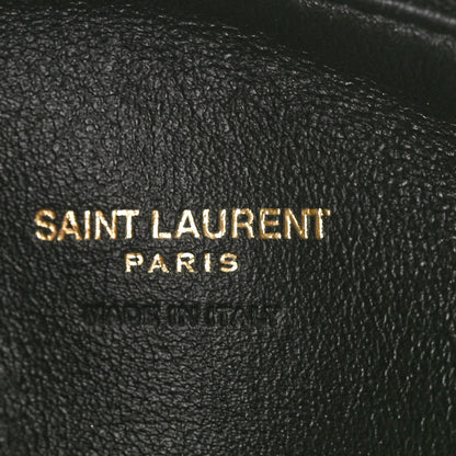 Saint Laurent Lambskin Small Calypso Pouch Black 6 of 8
