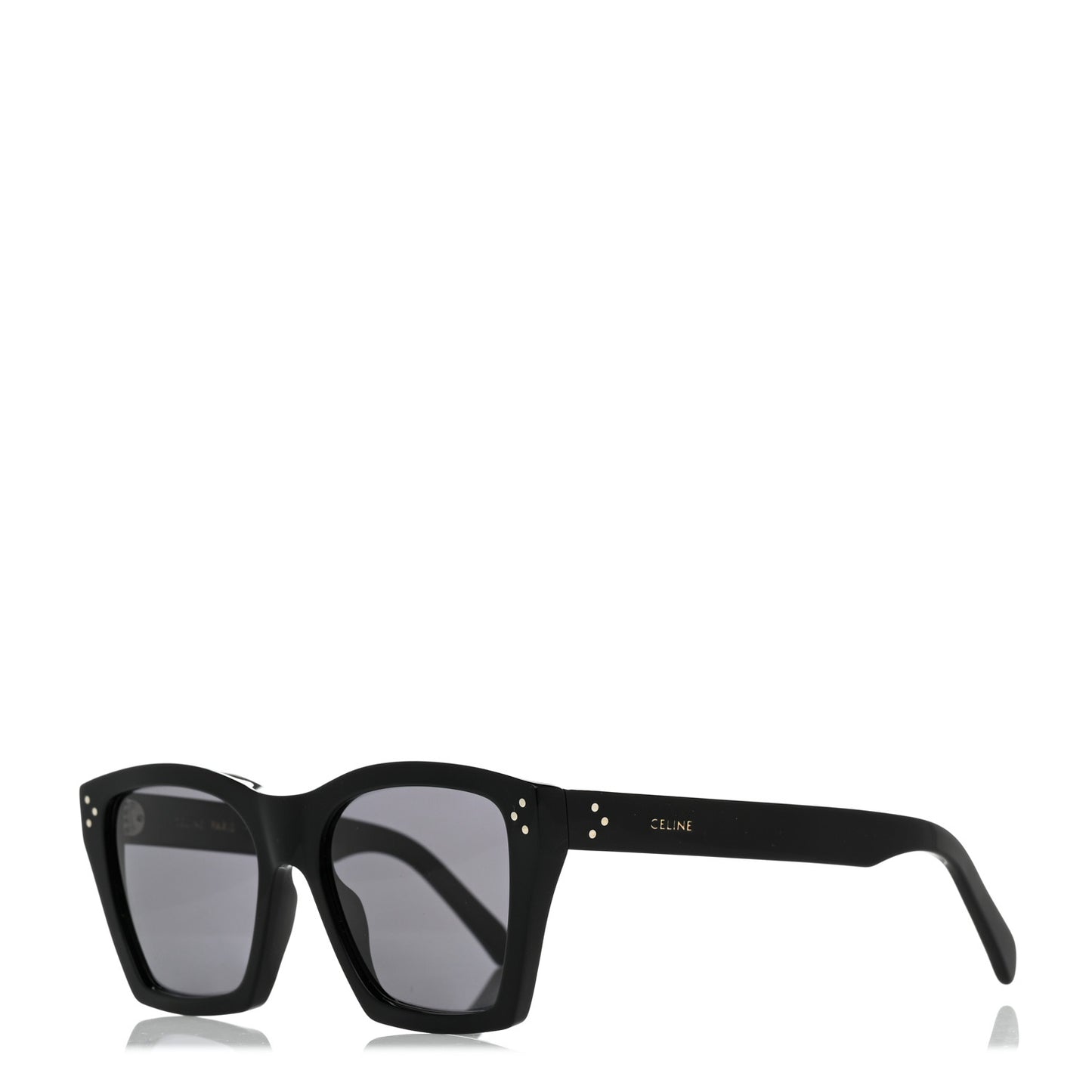 Acetate Polarized Square Sunglasses CL40090I Black