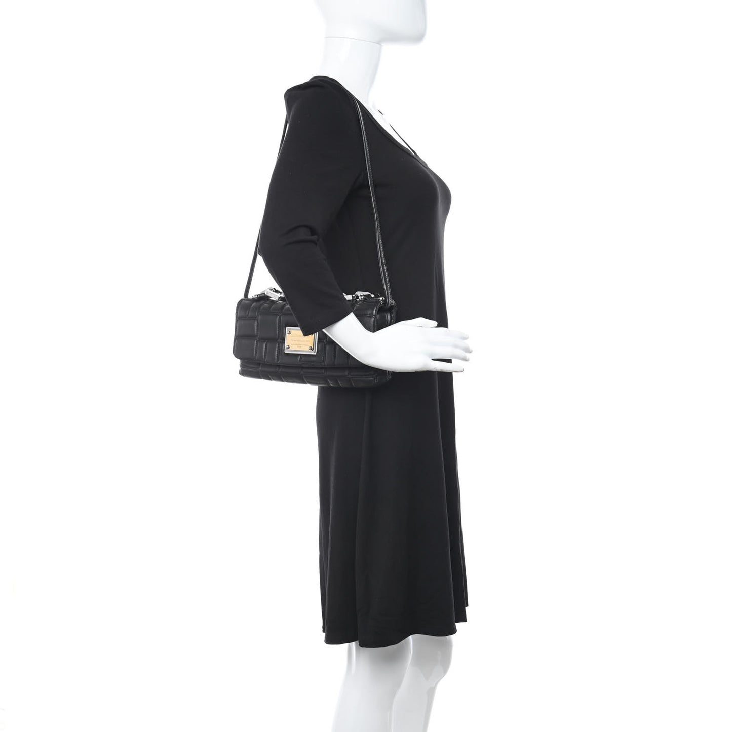 Nappa Miss Deco Shoulder Bag Black