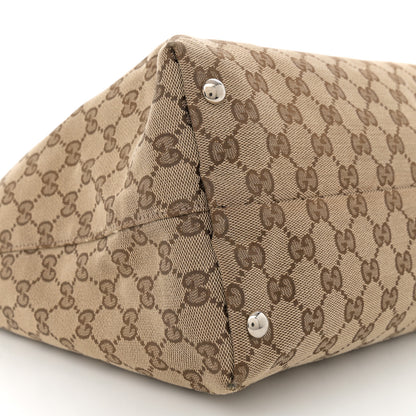 Gucci Monogram Medium Icon Bit Tote Off White 9 of 13
