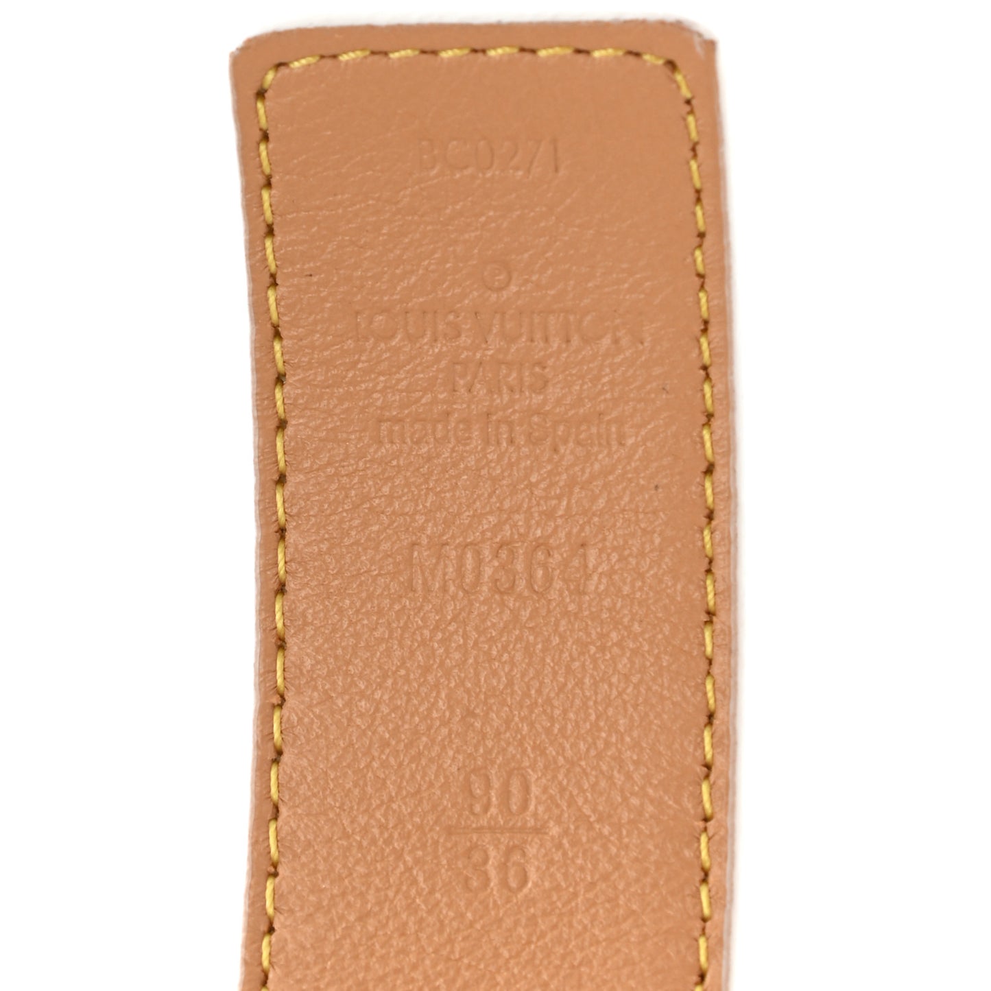 Monogram Giant By The Pool 30mm LV Iconic Reversible Belt 90 36 Brume