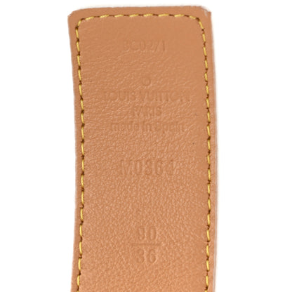 Louis Vuitton Monogram Giant By The Pool 30mm LV Iconic Reversible Belt 90 36 Brume 5 of 7