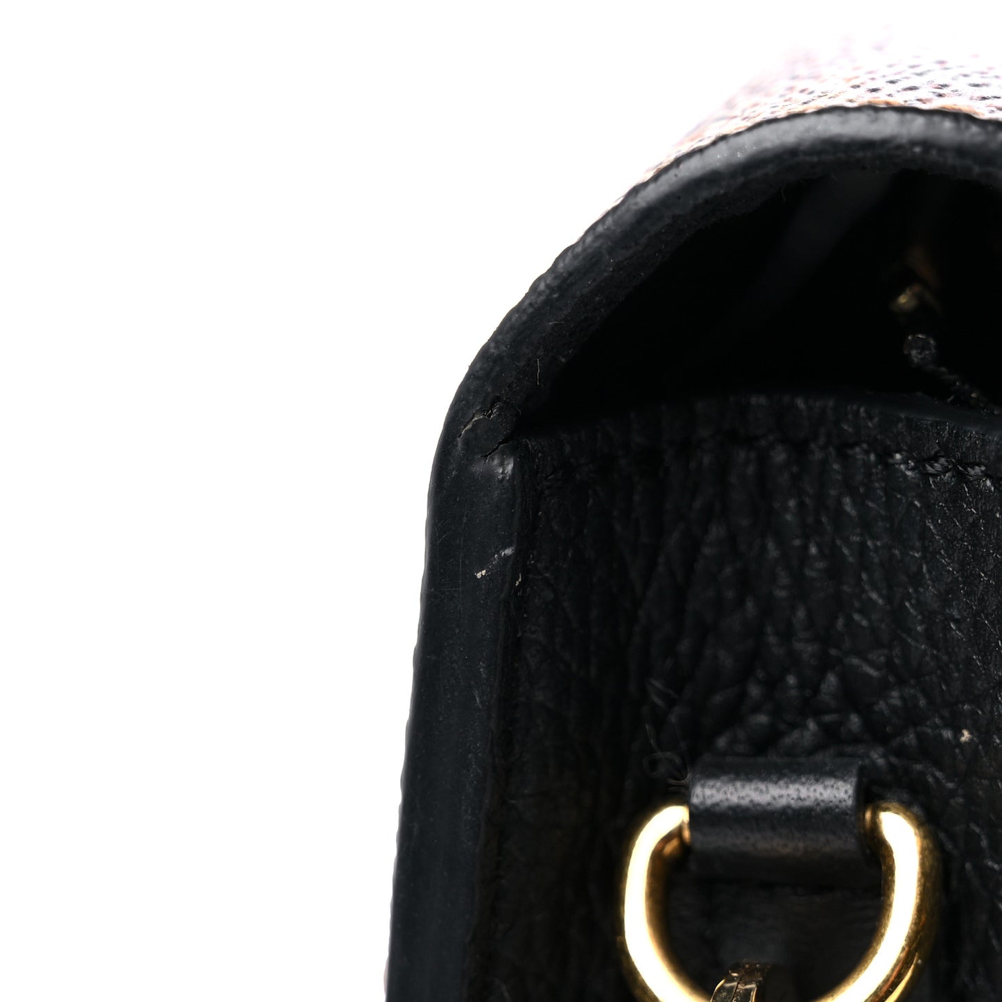Damier Ebene Vavin Chain Wallet Black
