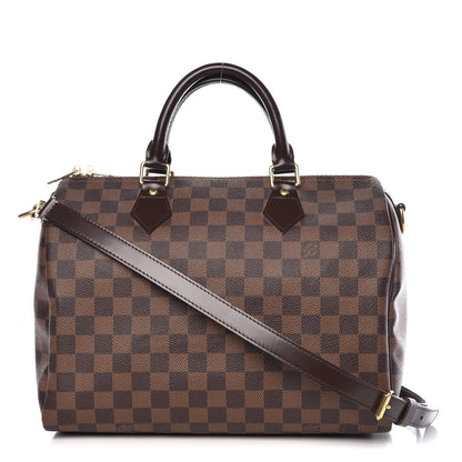 Louis Vuitton Damier Ebene Speedy Bandouliere 30 1 of 9