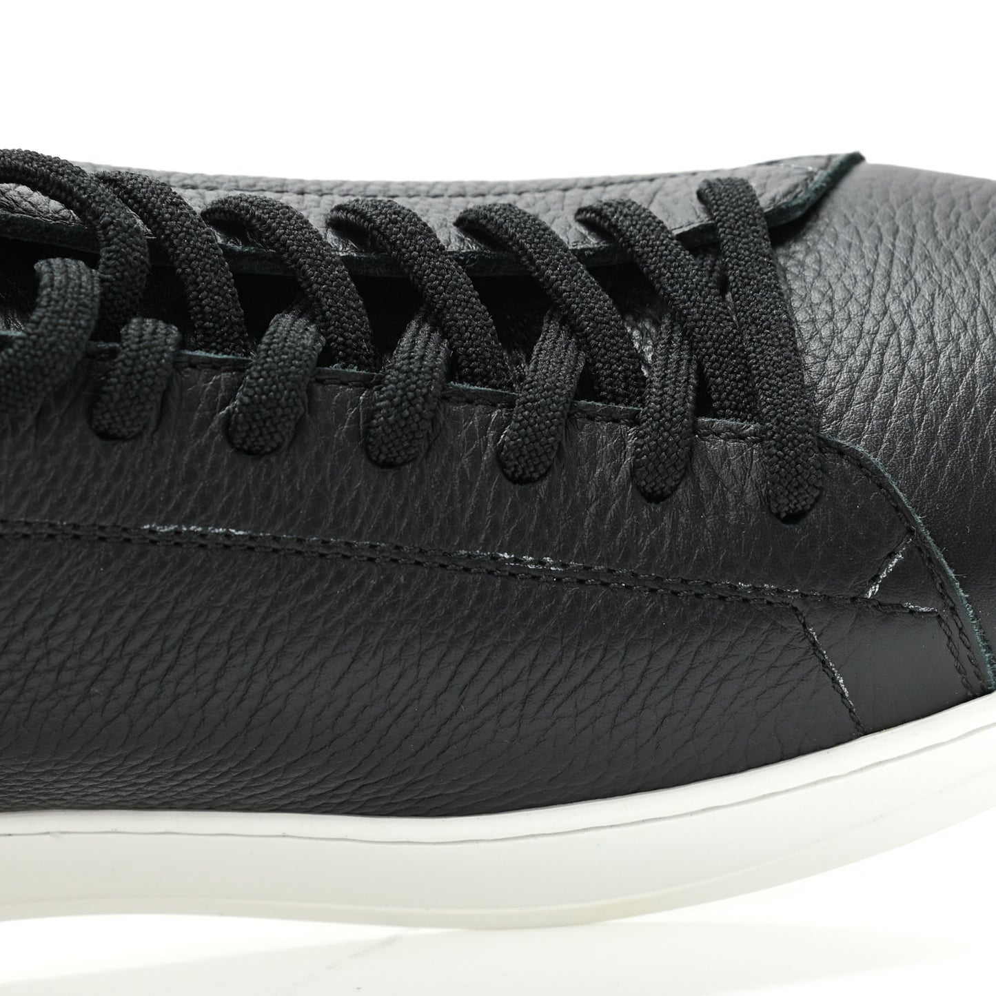 Mens Calfskin Resort Sneakers 11 Black