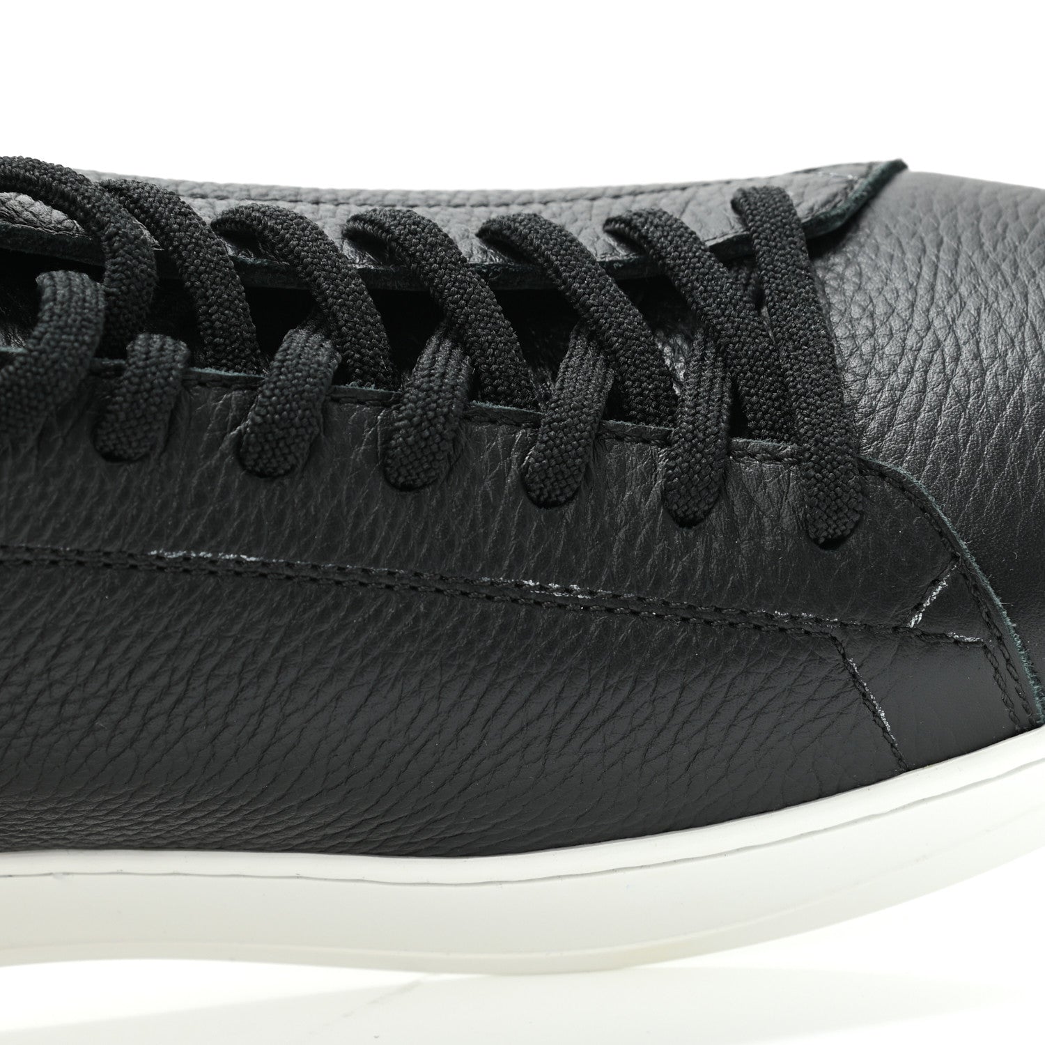Louis Vuitton Mens Calfskin Resort Sneakers 11 Black 9 of 10