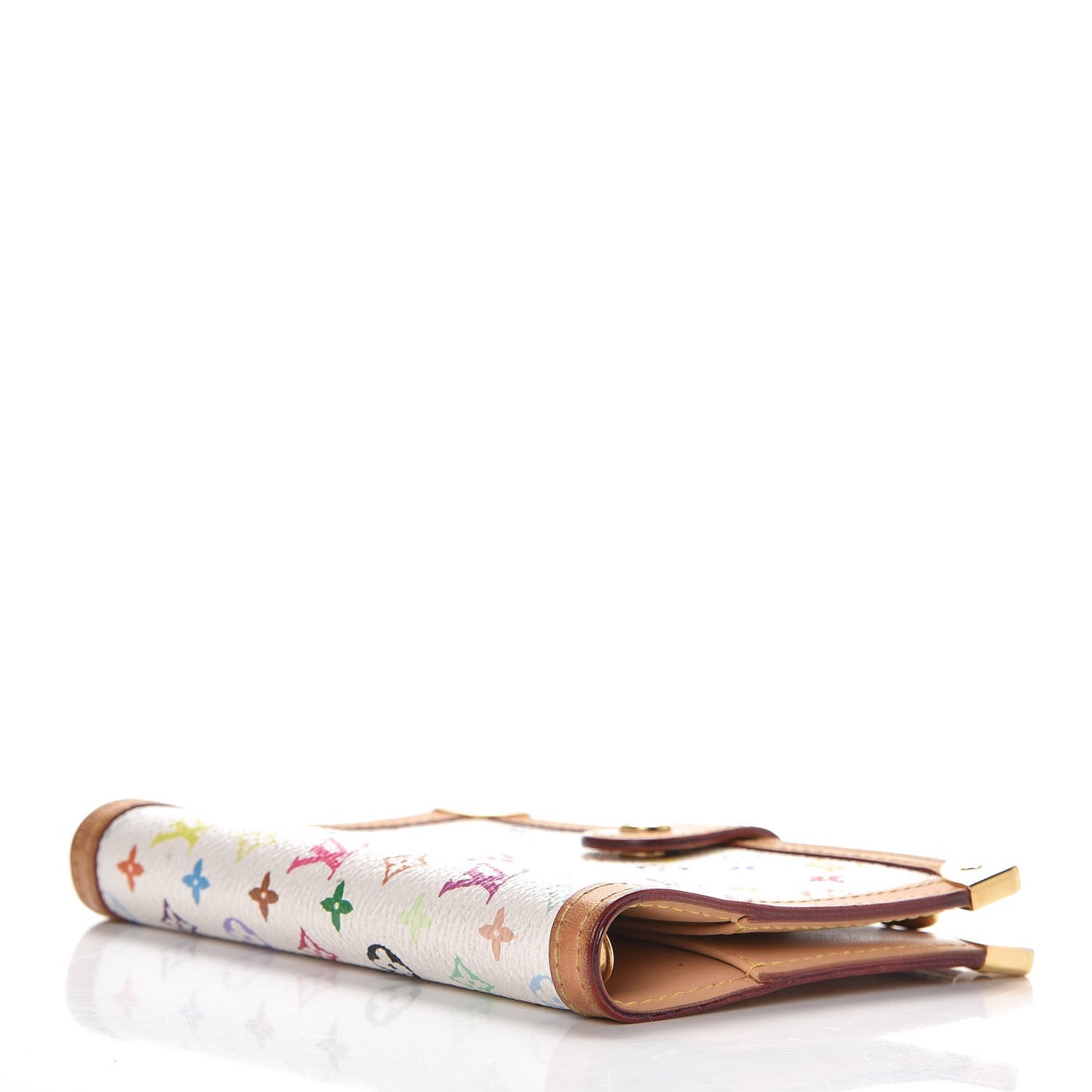 Monogram Multicolor Small Ring Agenda Cover White