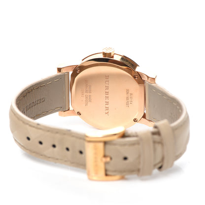 Burberry Stainless Steel Calfskin 34mm The City Quartz Watch Beige BU9154 6 of 7