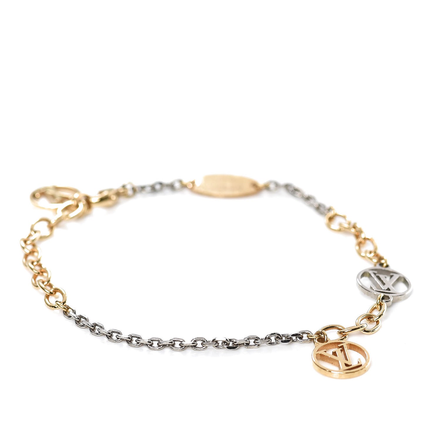 Logomania Bracelet Silver Gold