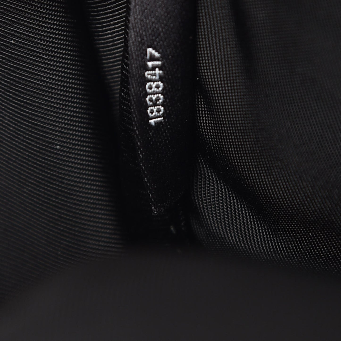 Shearling Rubberized Lambskin Backpack Black