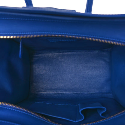 Celine Smooth Calfskin Mini Luggage Royal Blue 5 of 12