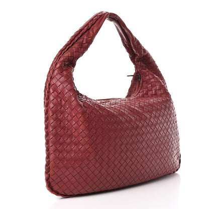 Bottega Veneta Nappa Intrecciato Medium Veneta Hobo Vermillion 3 of 13