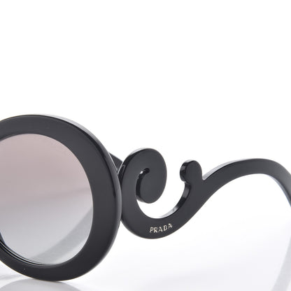 Prada Baroque Sunglasses SPR 27N Black 6 of 8